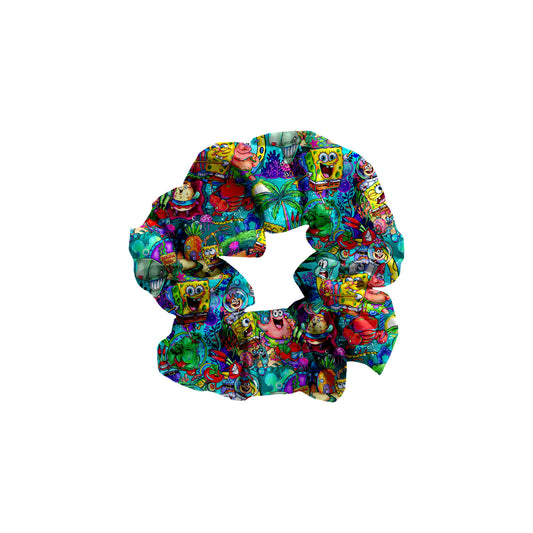 Ocean of Smiles Bamboo Scrunchie
