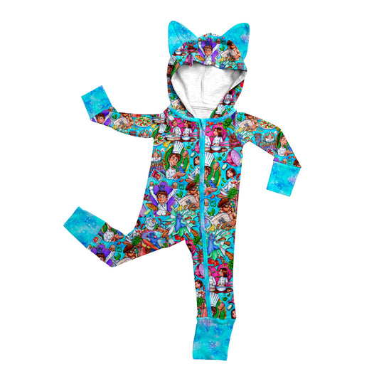 Tiny Gourmet Hooded Romper