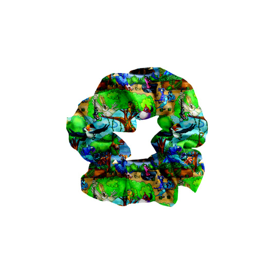 Bright Wings Bamboo Scrunchie